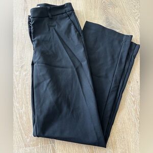 NICOLE MILLER High-Waisted Black Slacks
